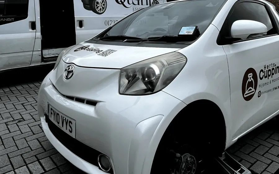 Local Hertfordshire business car repaired on site by QuickGrip